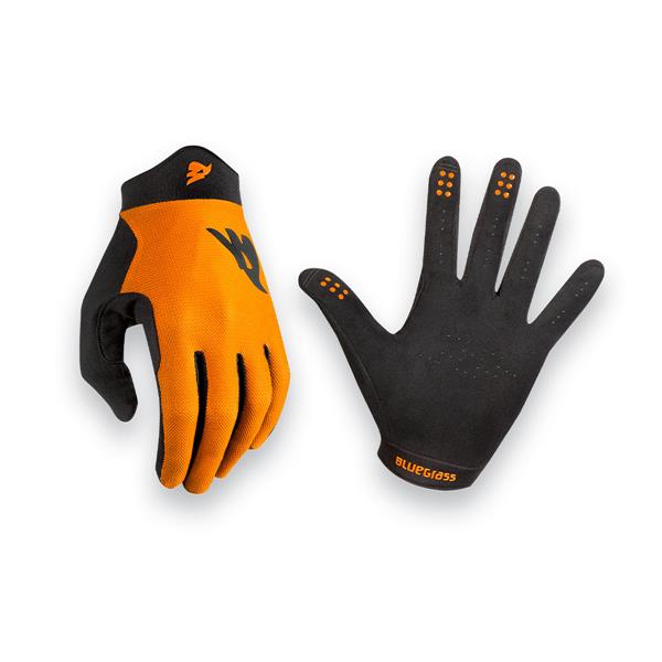 Kolesarske rokavice BlueGrass Union oranžne
