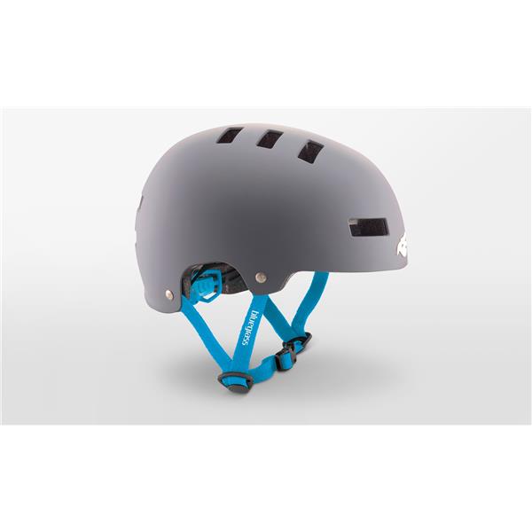 KOLESARSKA ČELADA Bluegrass Superbold mat si/cyan