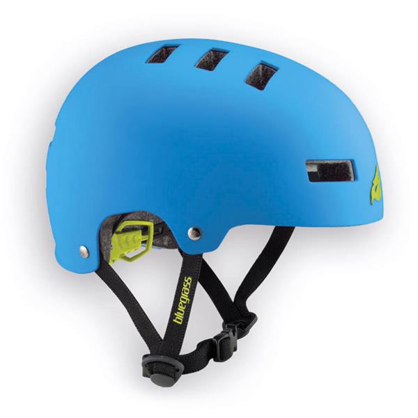 KOLESARSKA ČELADA Bluegrass Superbold mat cyan