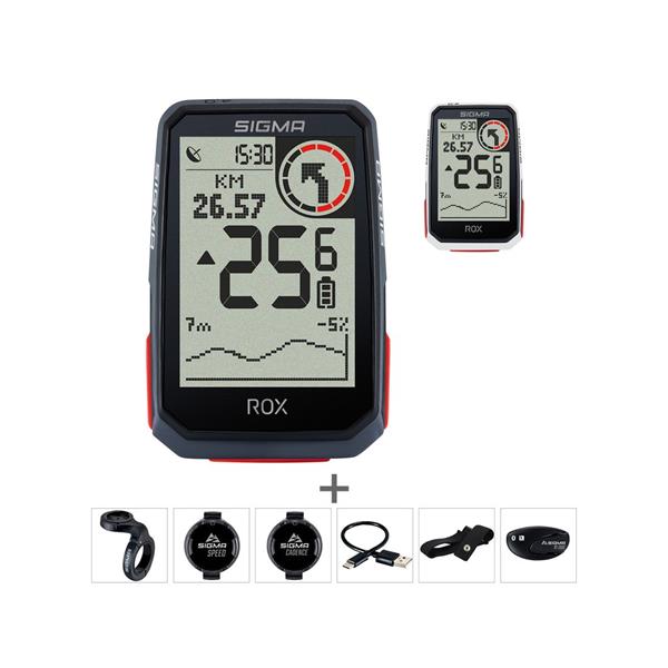 Kolesarski računalnik SIGMA ROX 4.0 čr Sensor Set