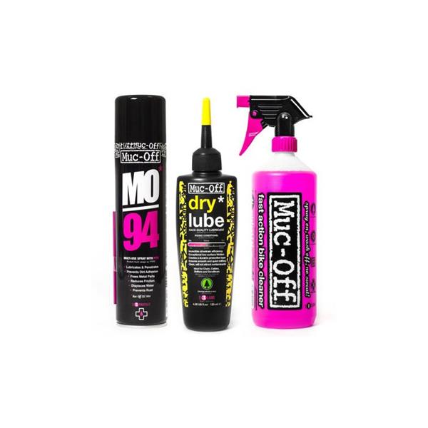 Muc-Off set DRY - Wash, Protect and Lube Kit