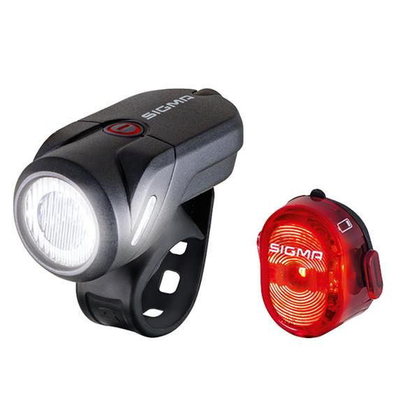 Set kolesarskih luči Sigma AURA 35 USB/NUGGET II SET