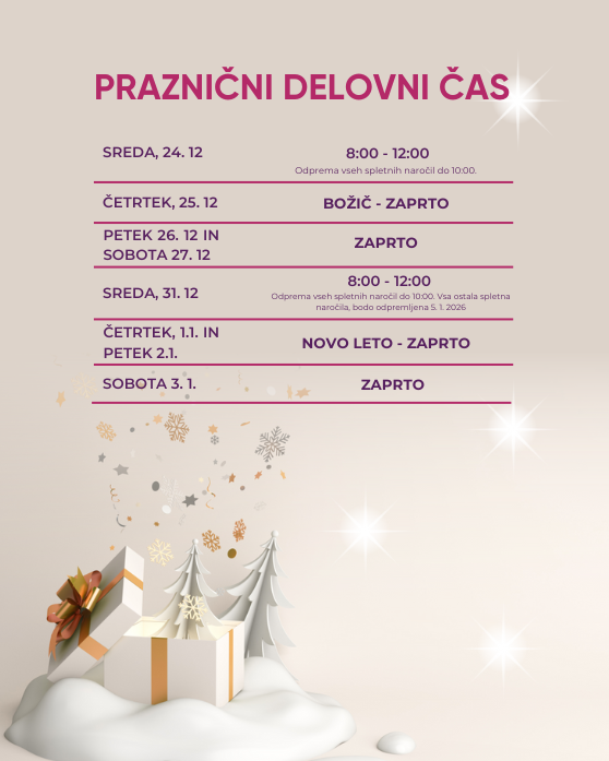 Praznićni delovni čas Grašca