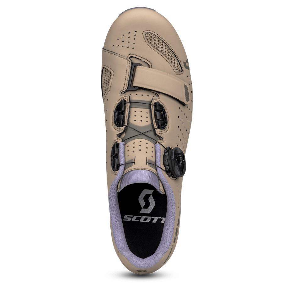 ŽENSKI CESTNI KOLESARSKI ČEVLJI SCOTT ROAD COMP BOA bež/ro