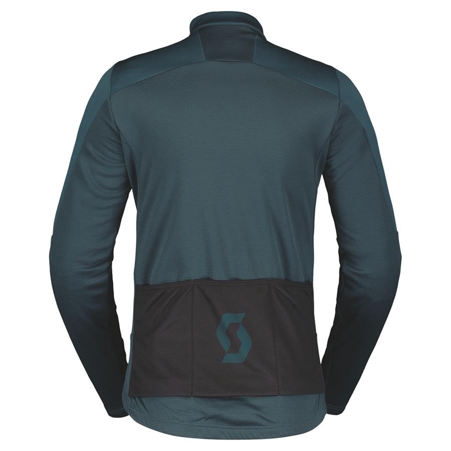 Kolesarska jakna SCOTT RC WARM HYBRID WB ze/čr