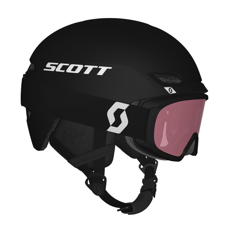 OTROŠKA SMUČARSKA ČELADA SCOTT KEEPER 2 + SMUČARSKA OČALA JR WITTY čr