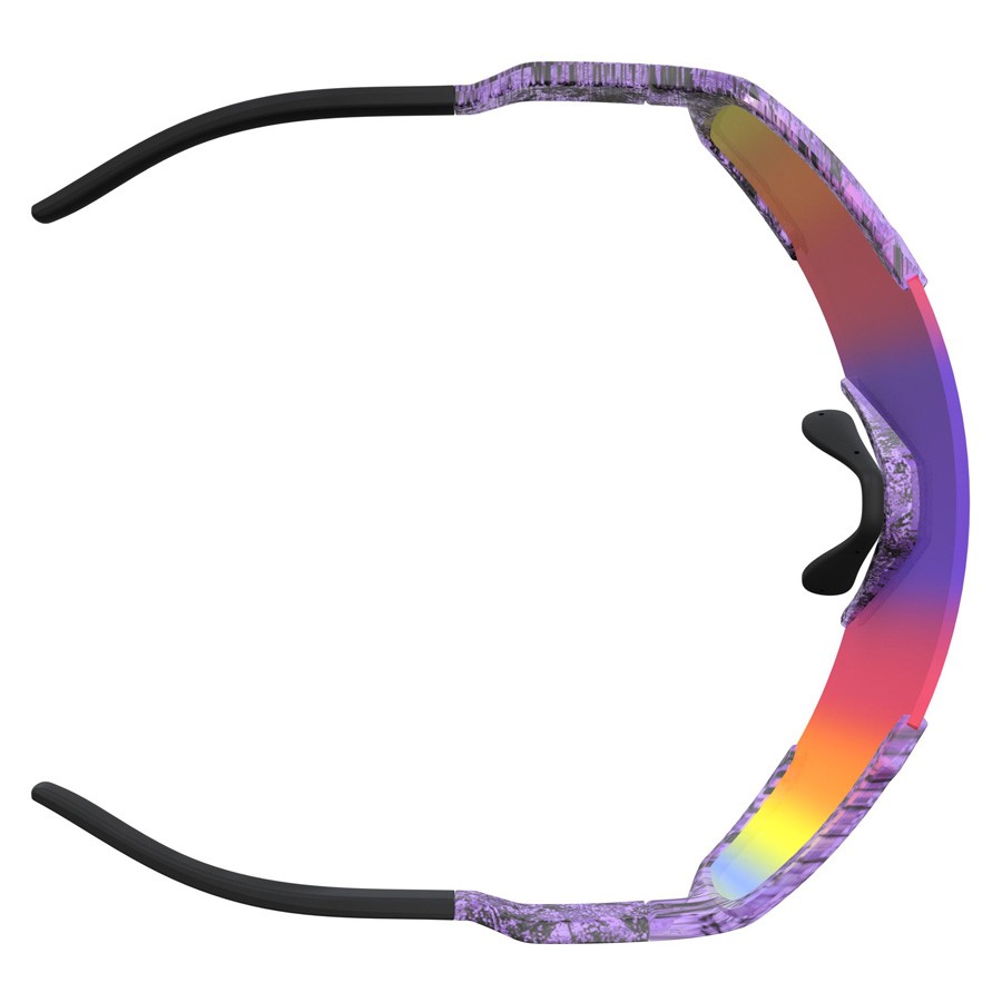 KOLESARSKA OČALA SCOTT SHIELD čr/vij teal CHROME