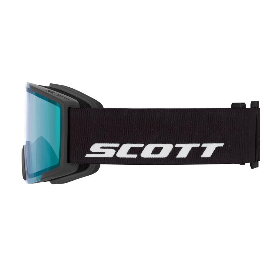 SMUČARSKA OČALA SCOTT SHIELD čr AMP ze chr S1