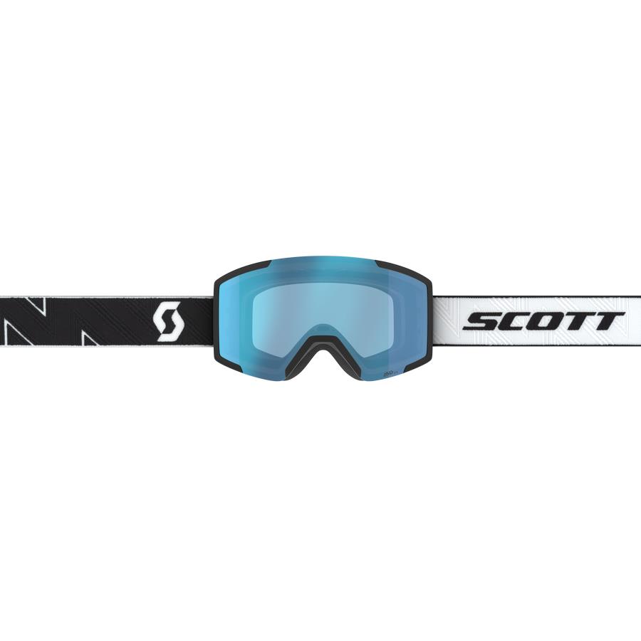 SMUČARSKA OČALA SCOTT SHIELD čr/be AMP ze chr S1