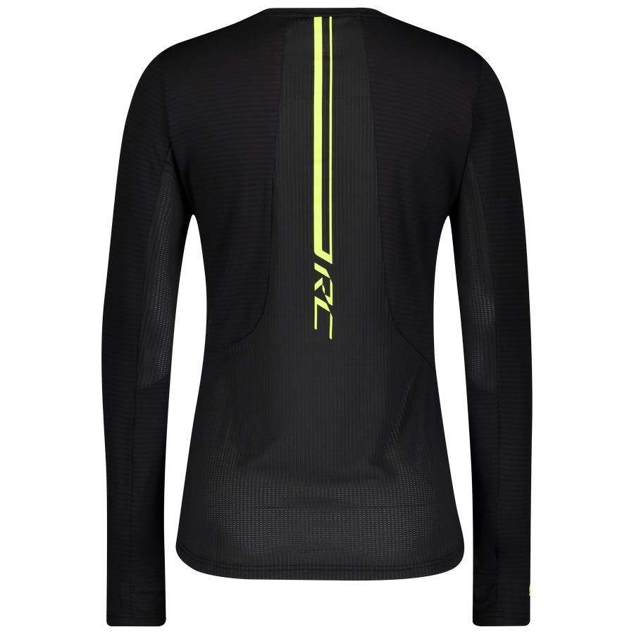 ŽENSKA TEKAŠKA MAJICA Z DOLGIMI ROKAVI SCOTT RC čr/ru