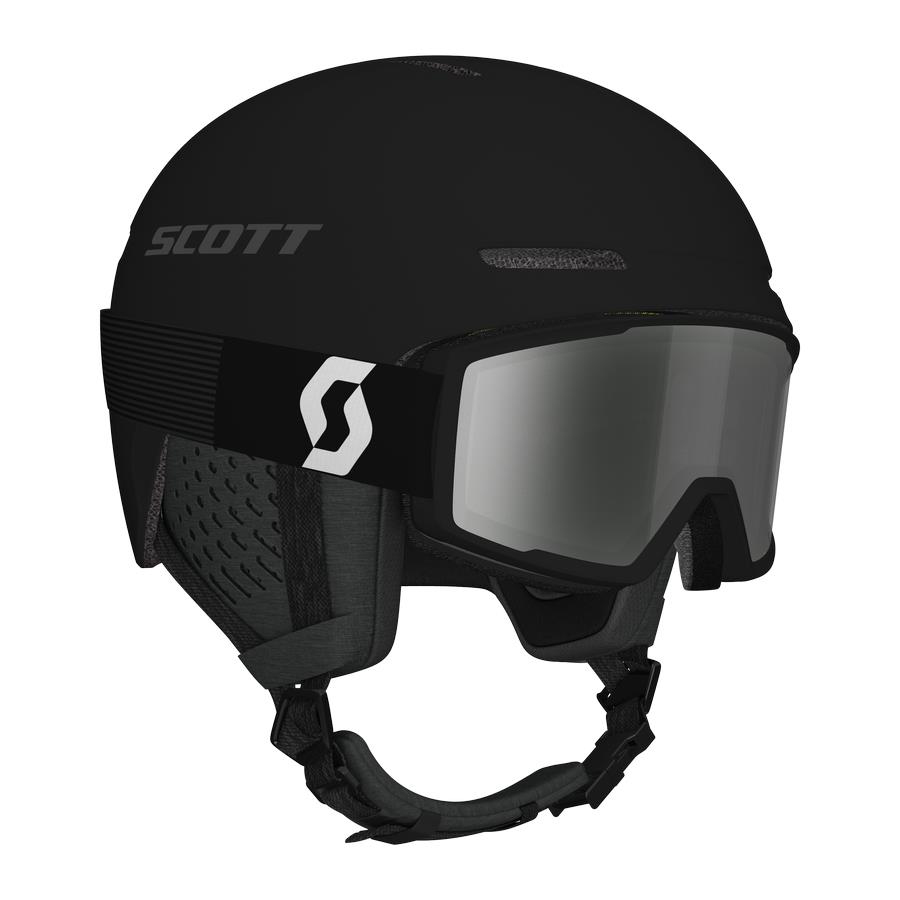 SMUČARSKA ČELADA SCOTT TRACK + SMUČARSKA OČALA FACTOR PRO čr
