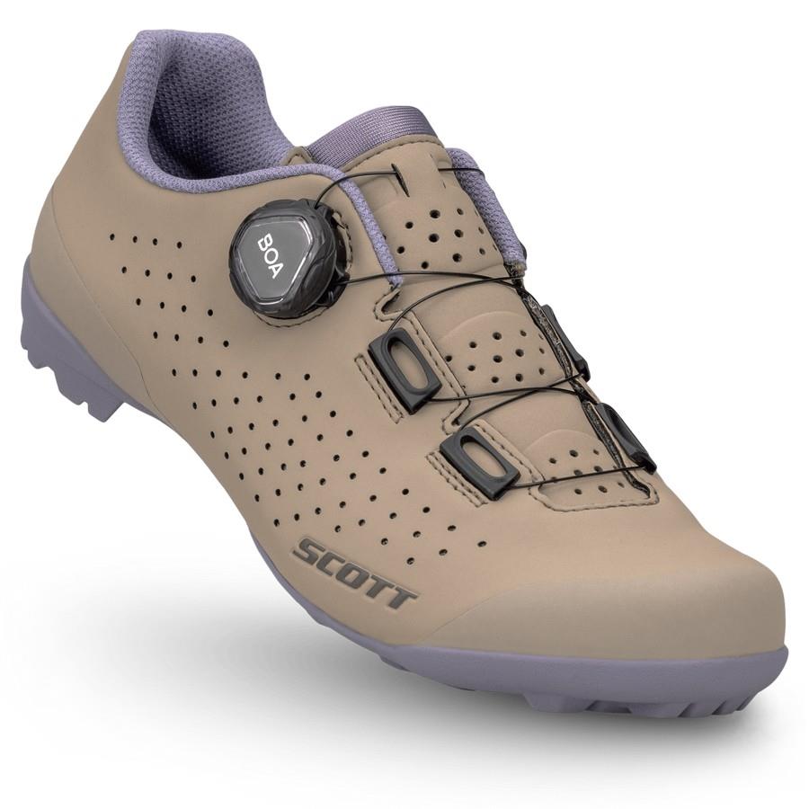 ŽENSKI GRAVEL KOLESARSKI ČEVLJI SCOTT GRAVEL PRO bež/ro