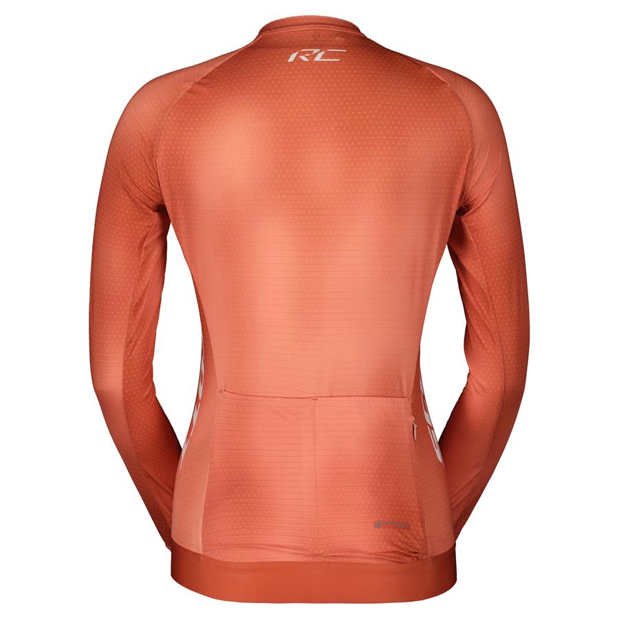 Ženska kolesarska majica SCOTT W RC PRO dr ro/bež/or