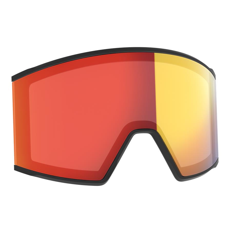 LEČA ZA SMUČARSKA OČALA REACT s torbico AMP LS rd chr S2-3