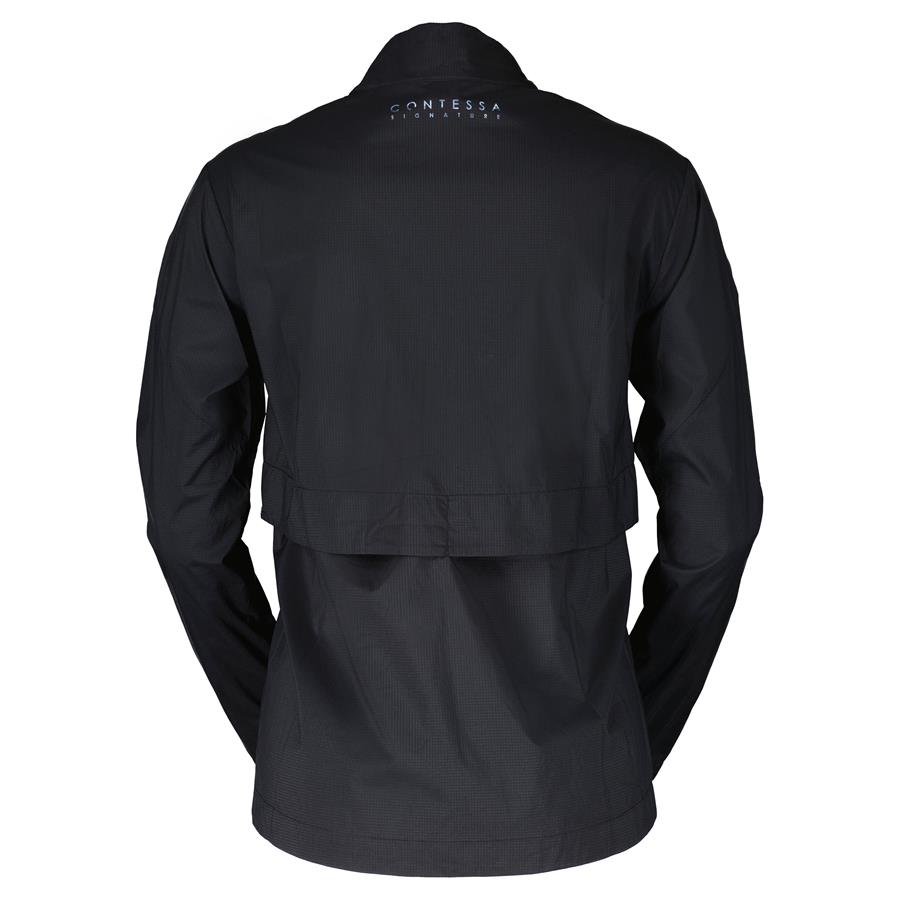 Ženska kolesarska vetrovka SCOTT W CONTESSA SIGN. ANORAK čr