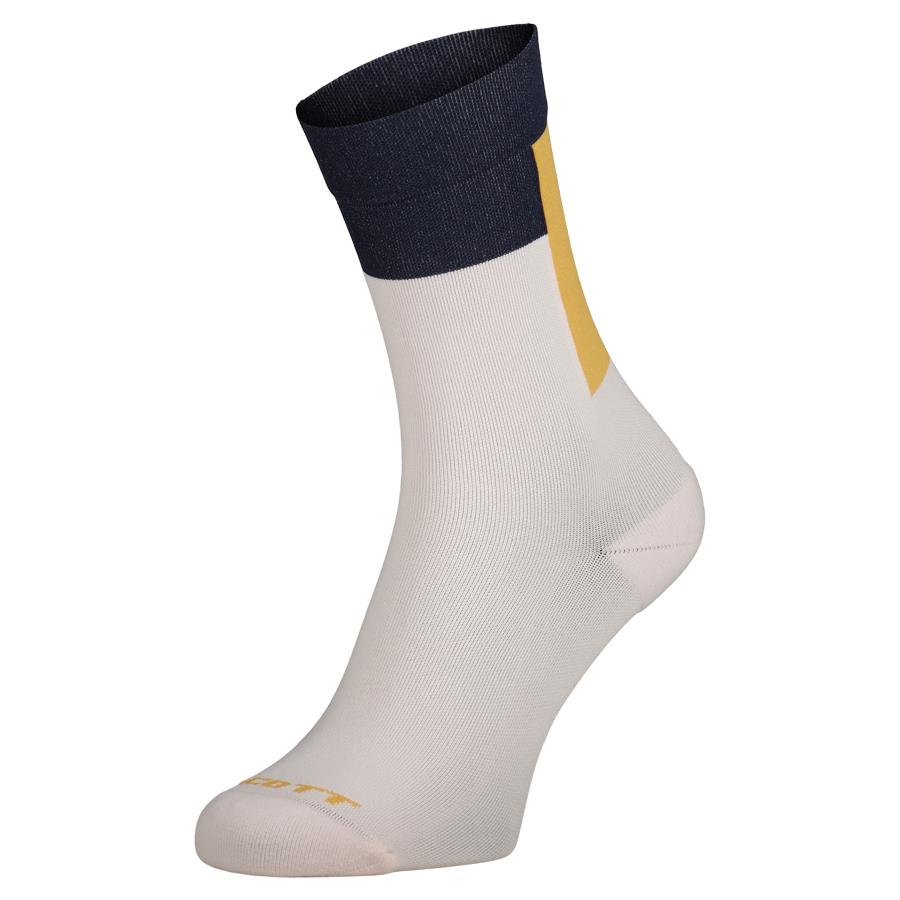 KOLESARSKE NOGAVICE SCOTT BLOCK STRIPE CREW ro/tmo