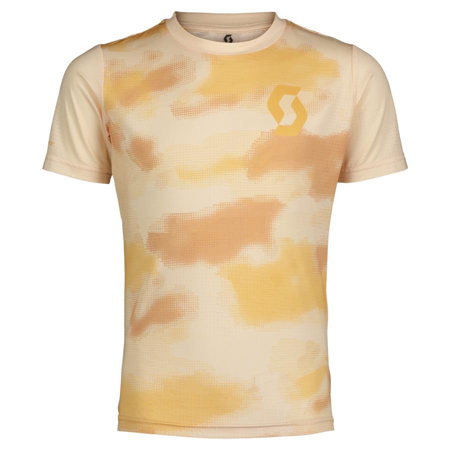 Otroška kolesarska majica SCOTT TRAIL VERTIC 10 ro/bež