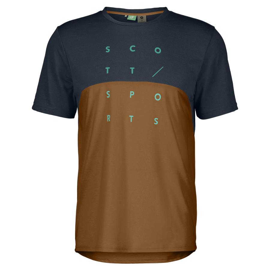 Kolesarska majica SCOTT TRAIL FLOW DRI tmo/srj