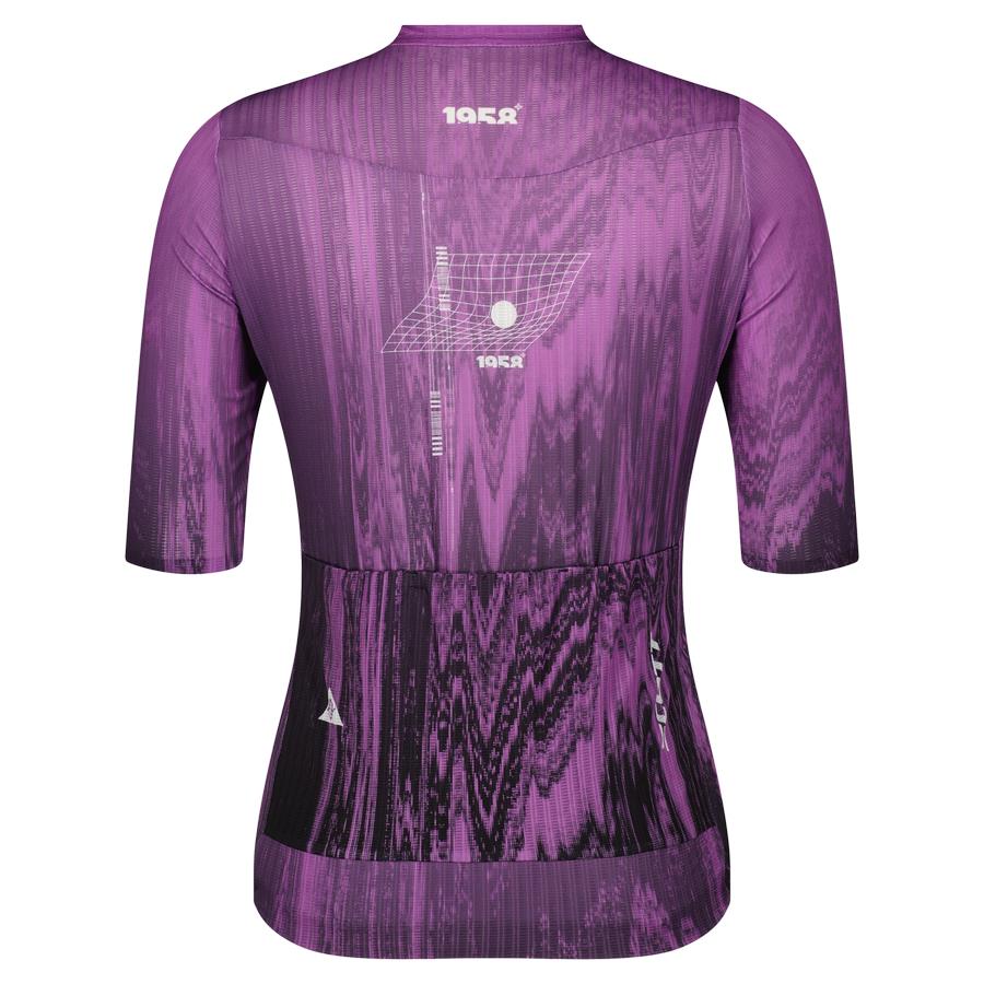 Ženska kolesarska majica SCOTT ULTD. SL vij/čr