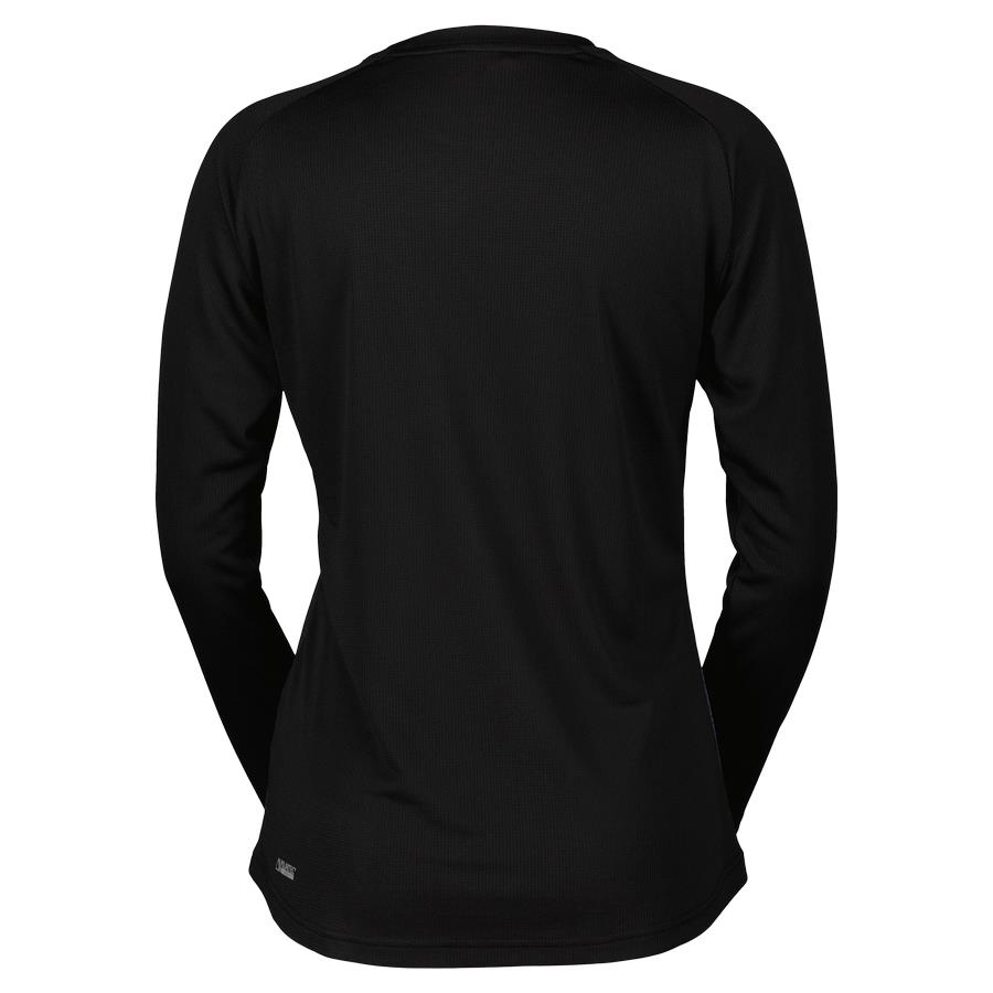 Ženska kolesarska majica z dolgimi rokavi SCOTT TRAIL TUNED čr/vij