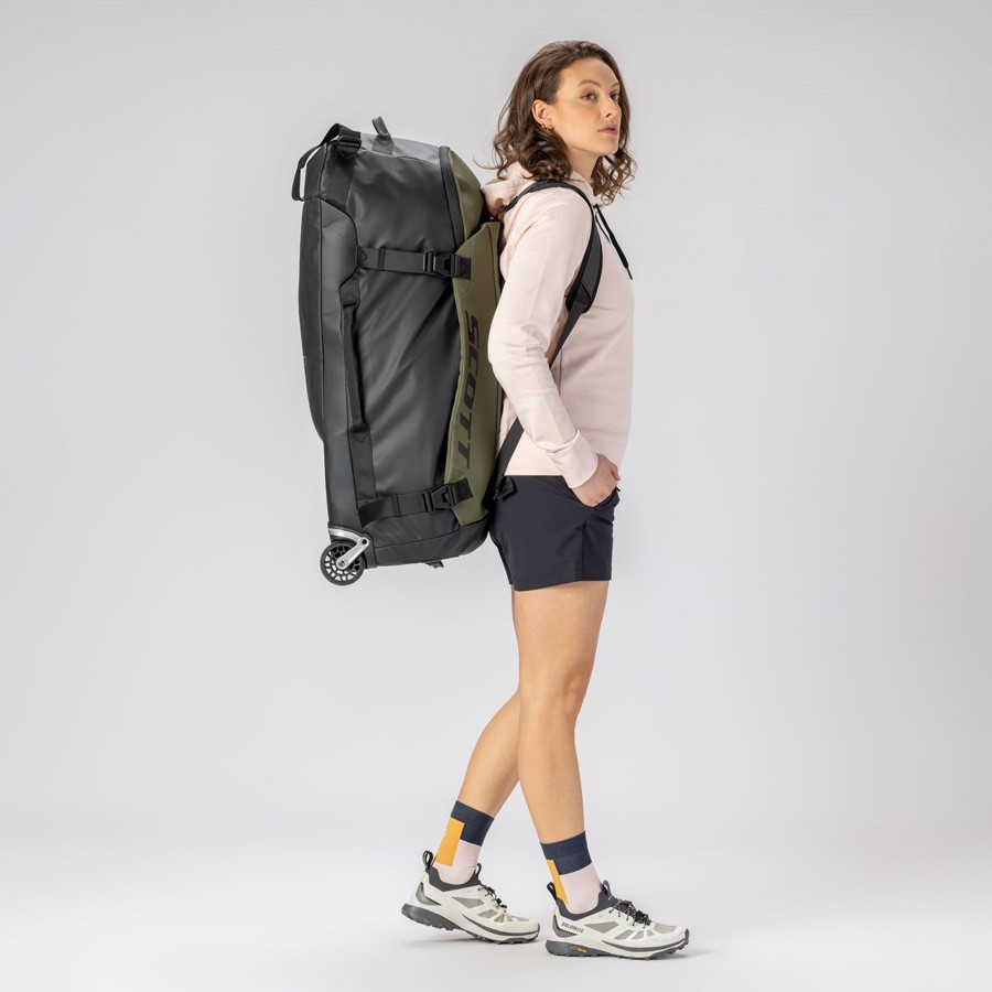 TORBA SCOTT DUFFLE TRAVEL WHEEL 110 ze/čr