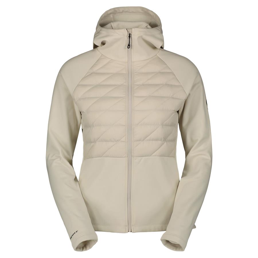 ŽENSKA JAKNA SCOTT DEFINED WARM HYBRID s kapuco bež