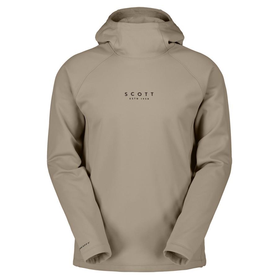 PULOVER SCOTT DEFINED WARM s kapuco bež