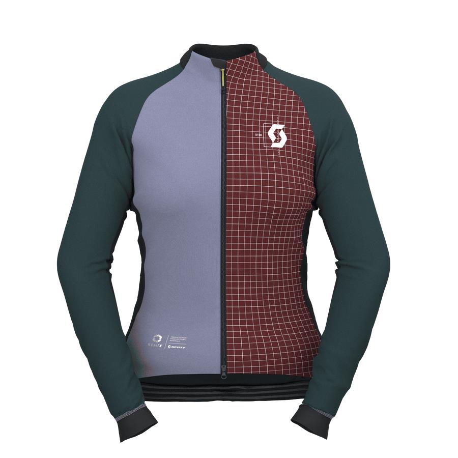 ŽENSKA KOLESARSKA JAKNA SCOTT RC PRO WARM GTX REMIX ZE/RD