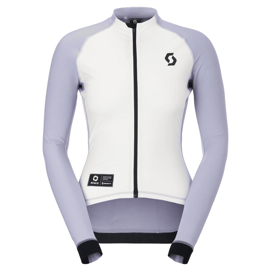 ŽENSKA TERMO KOLESARSKA MAJICA SCOTT RC PRO WARM LS-REMIX ČR/VI