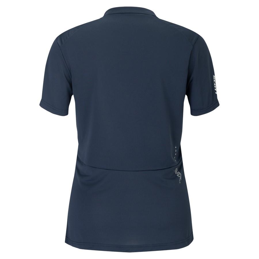 ŽENSKA KOLESARSKA MAJICA SCOTT VERTIC ZIP kr tmo