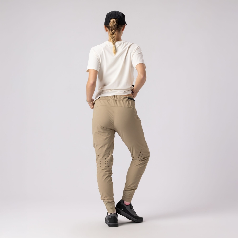 ŽENSKE KOLESARSKE HLAČE SCOTT VERTIC PRO bn dol bež