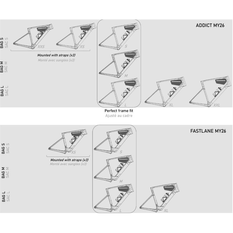 KOLESARSKA TORBICA SYNCROS IS FRAME ROAD čr