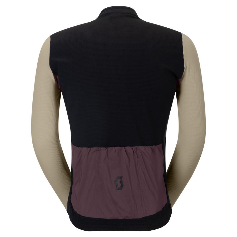 KOLESARSKA MAJICA SCOTT ENDURANCE WARM LS čr/rd