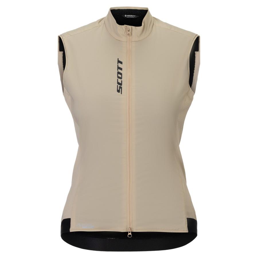 ŽENSKI KOLESARSKI BREZROKAVNIK SCOTT PRO WARM ALPHA bež
