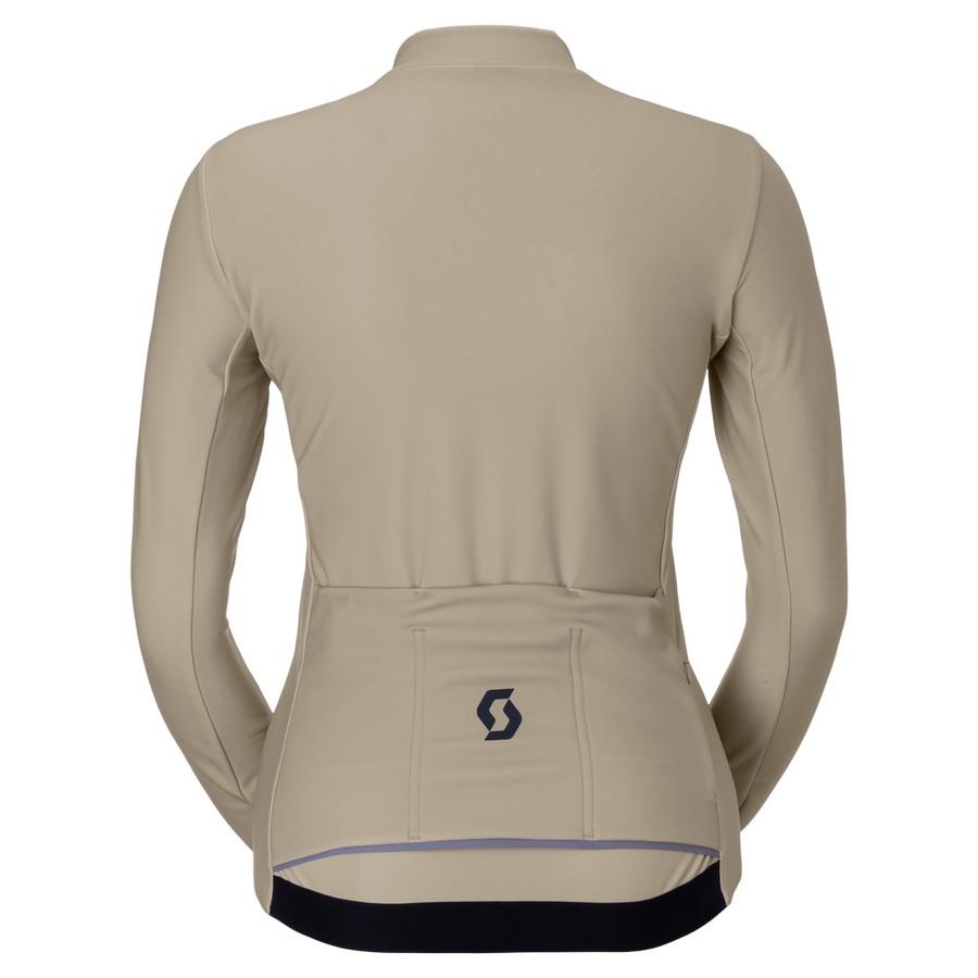 ŽENSKA KOLESARSKA MAJICA SCOTT PRO WARM WB LS bež/čr