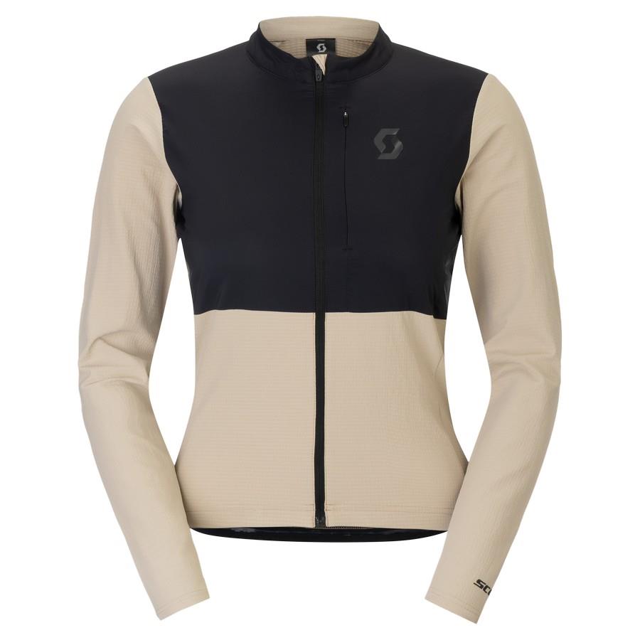 ŽENSKA KOLESARSKA MAJICA SCOTT ENDURANCE WARM LS bež/čr