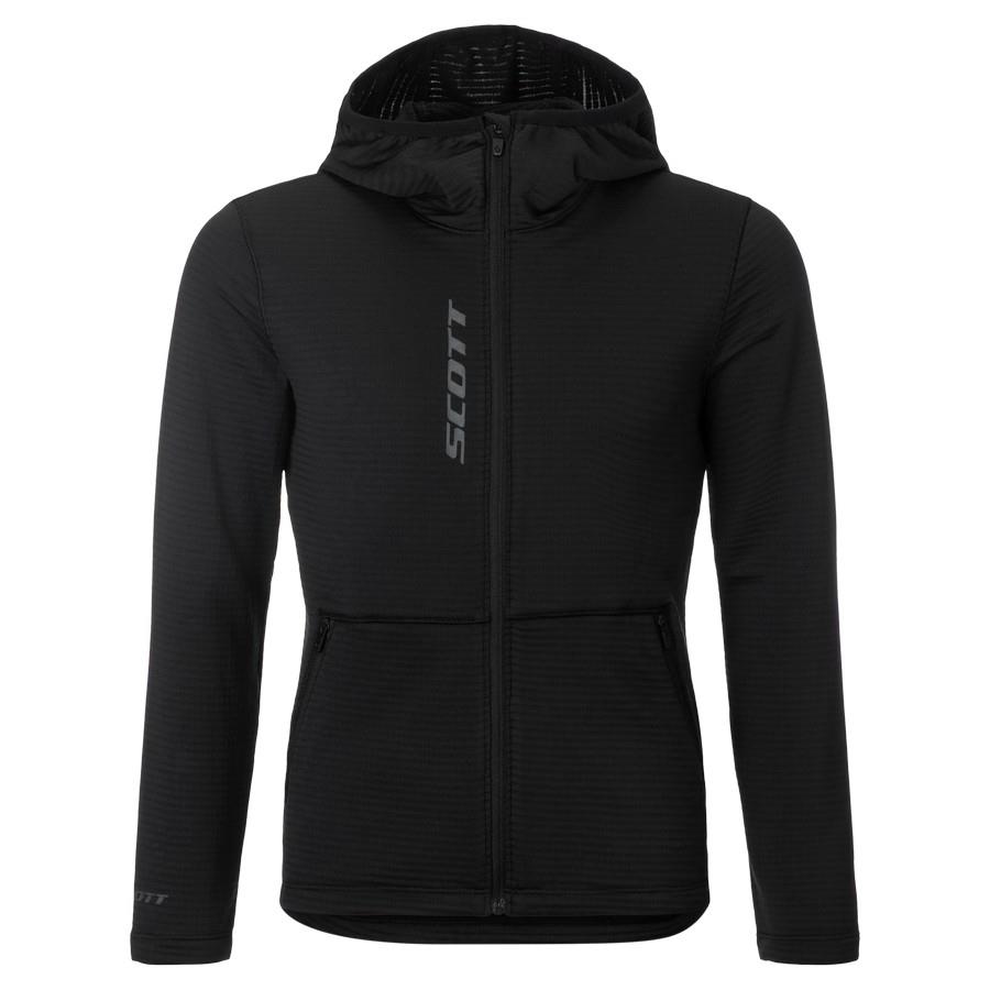 OTROŠKI PULOVER SCOTT DEFINED LIGHT s kapuco čr