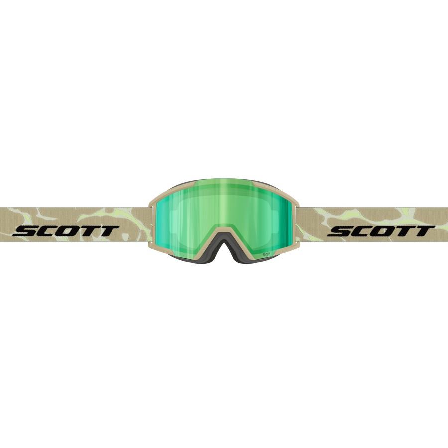 OTROŠKA SMUČARSKA OČALA SCOTT JR SHIELD PRO bež ze chr S2