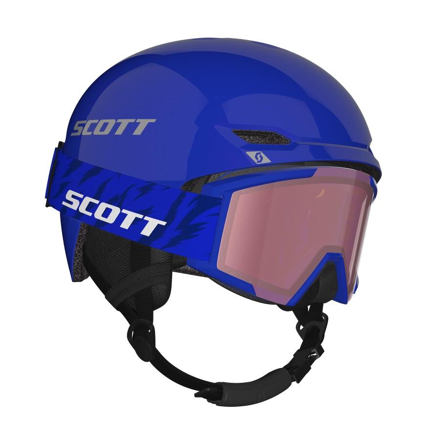 OTROŠKA SMUČARSKA ČELADA SCOTT KEEPER 2 + SMUČARSKA OČALA JR SHIELD mo/si