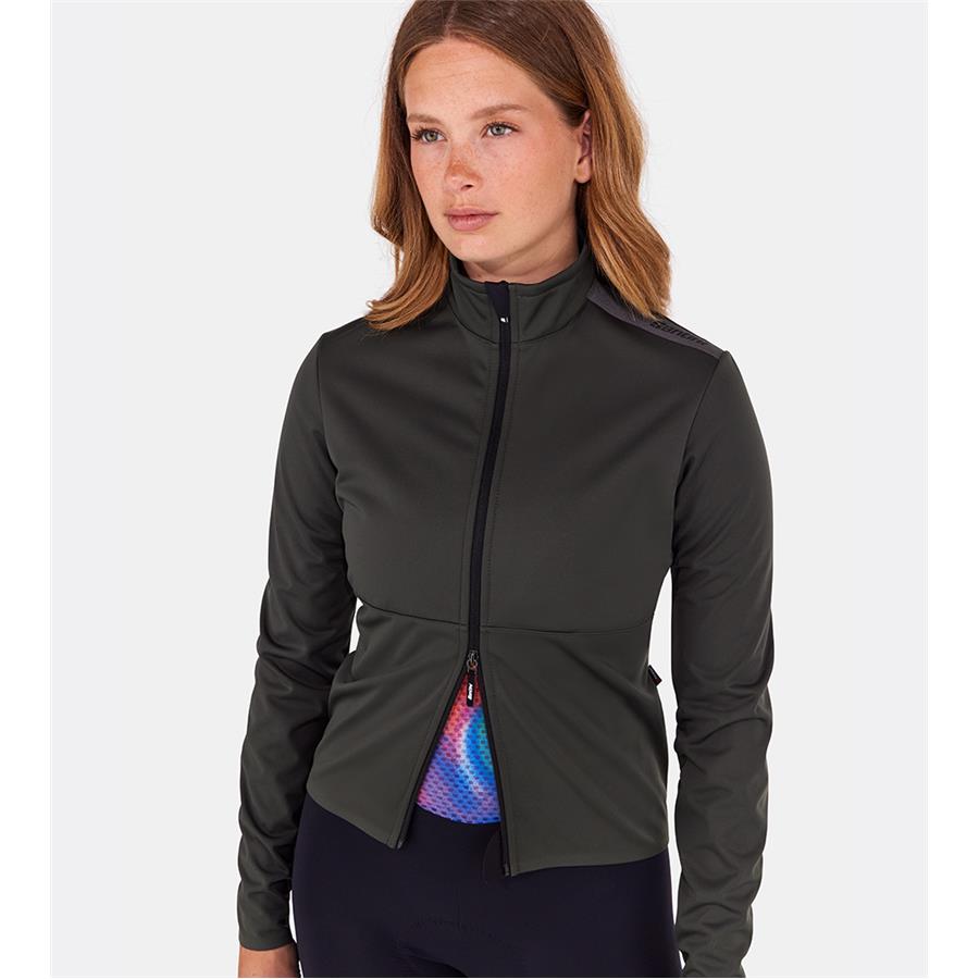 ŽENSKA KOLESARSKA JAKNA SANTINI WINDBLOC THERMO čr