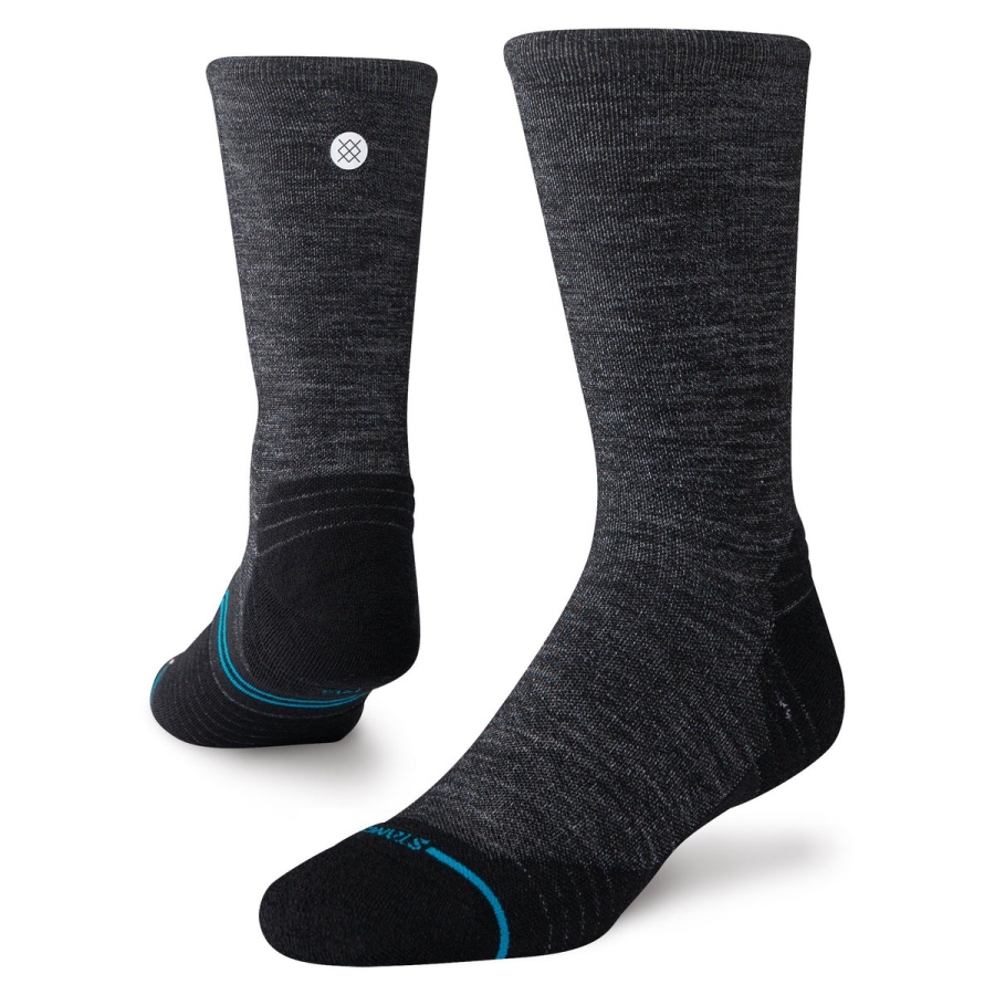 NOGAVICE STANCE WOOL BLACK CREW LIGHT