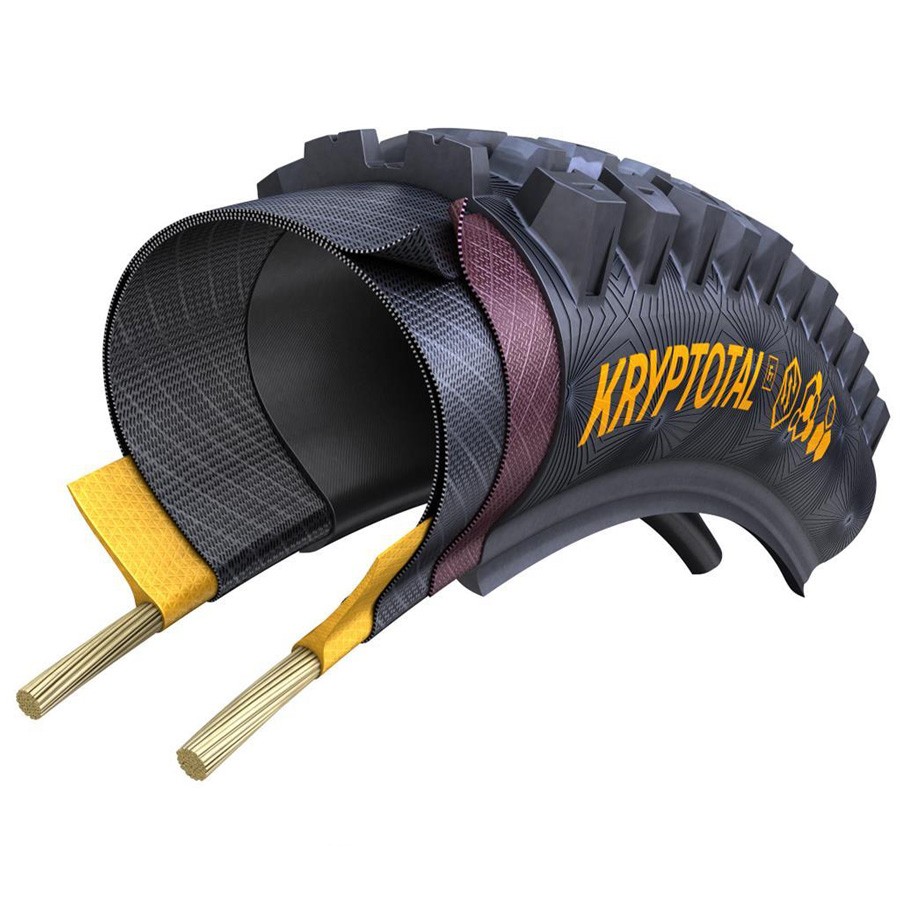 Plašč Continental Kryptotal-F Downhill Soft čr/čr