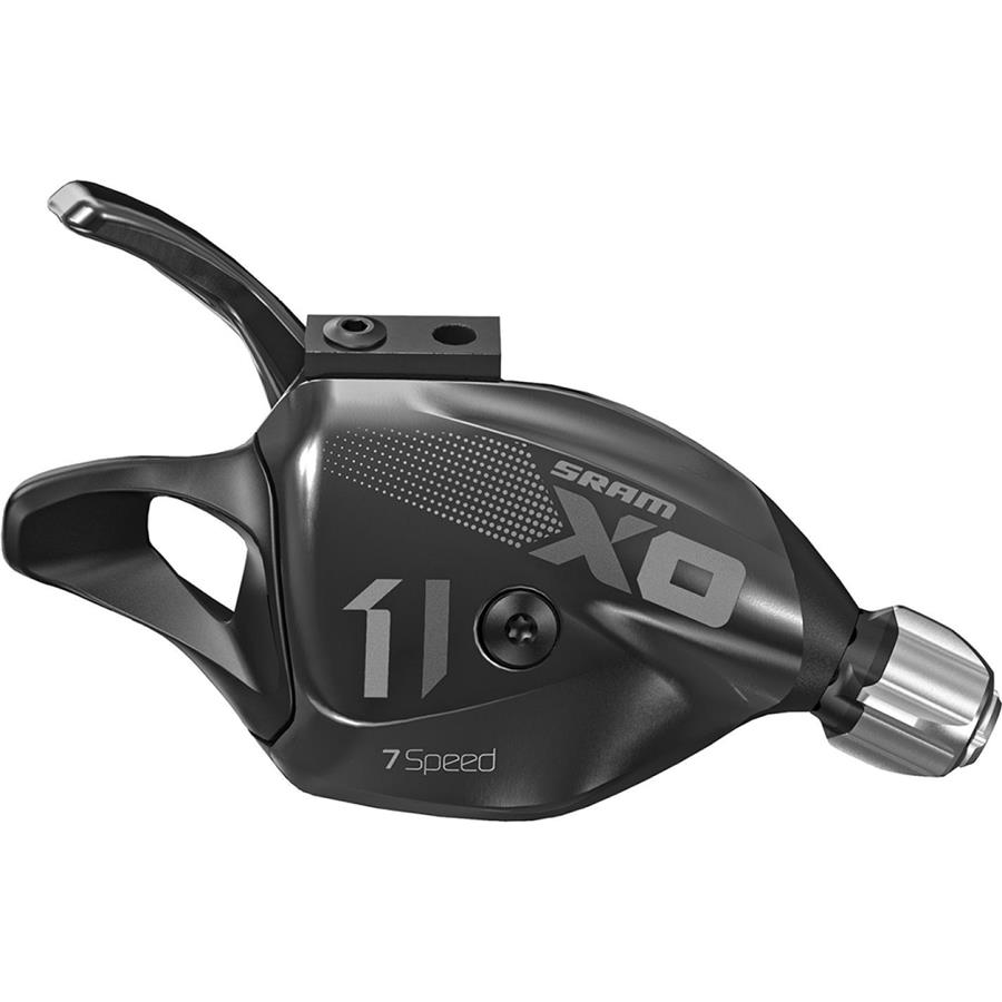 Prestavna ročka Sram X01DH Trigger 7sp zd w Discrete Clamp čr A2