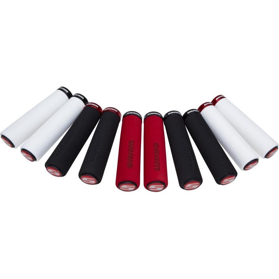 ROČAJI SRAM GRIPS LOCKRING FOAM čr/rd