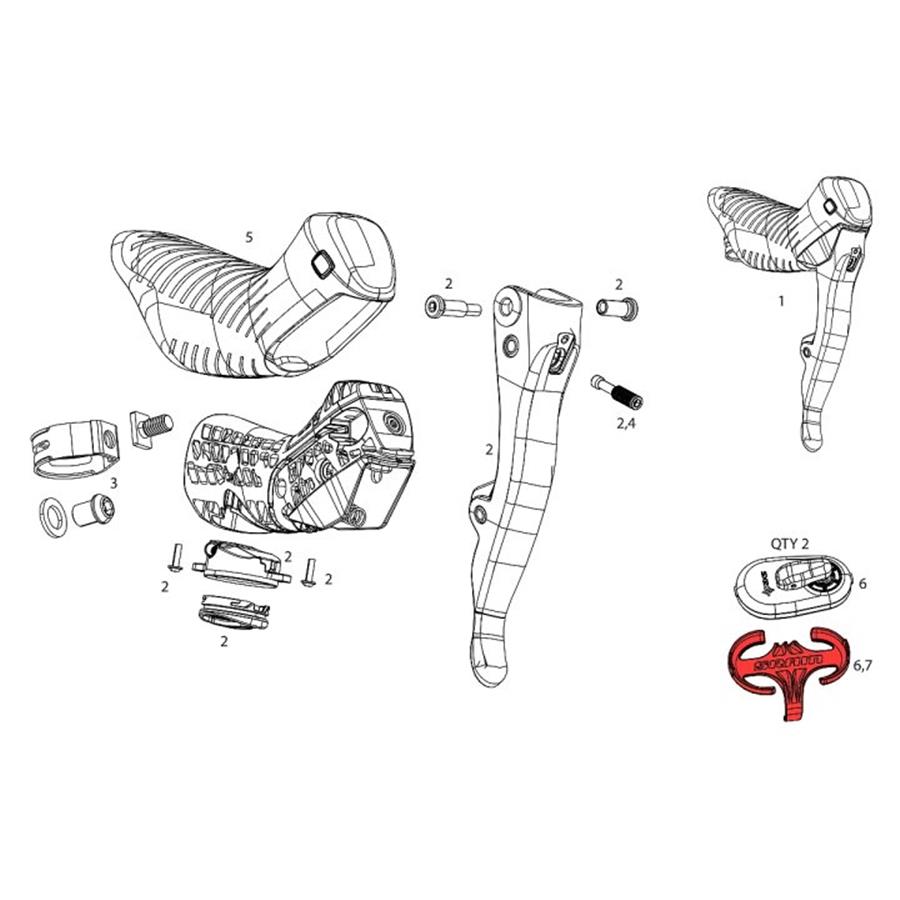Brezžični set Sram EC BLIP