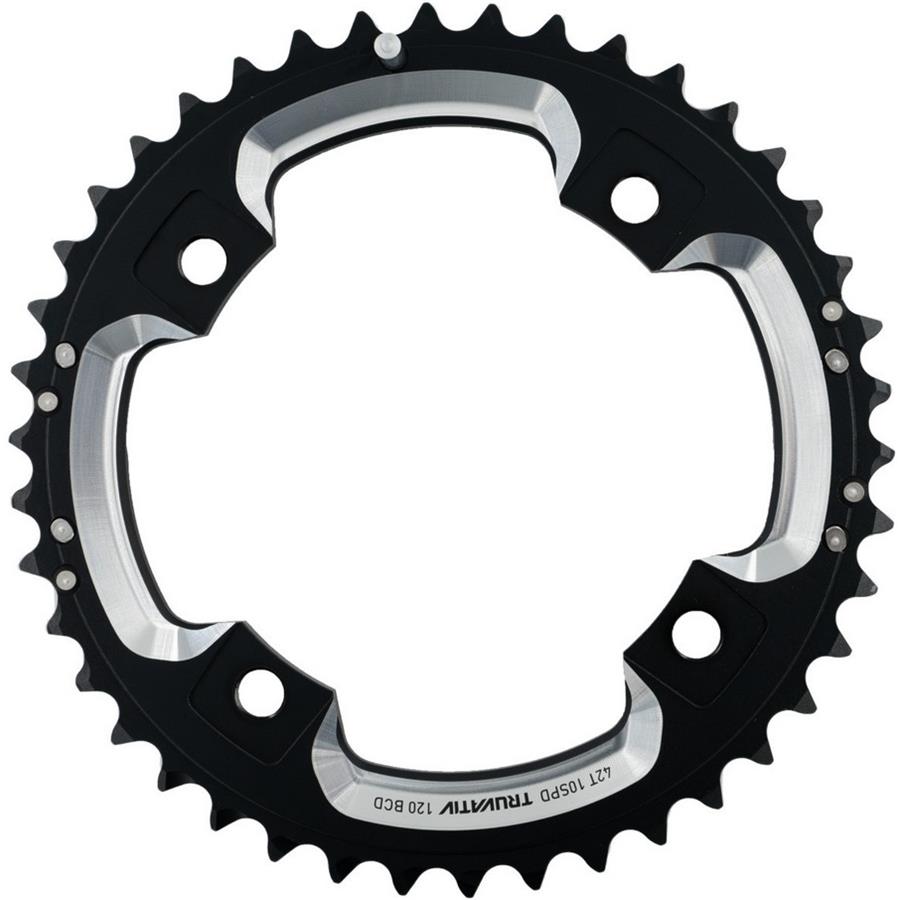 Prednji verižnik Sram MTB 42T 120 S2 AL6 LONG PIN GXP CNC 2X10