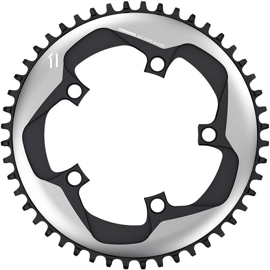 Prednji verižnik Sram X-SYNC 11sp 110 ALU čr BB30/GXP