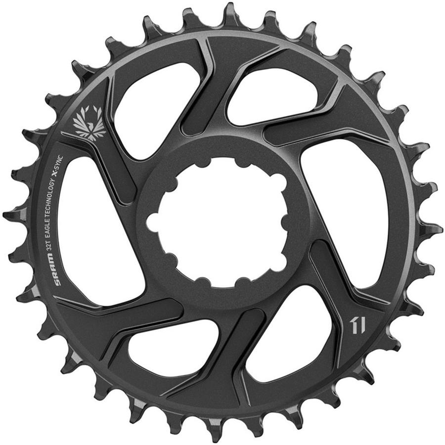 Prednji verižnik Sram X-SYNX 2 30T DM 4mm Offset Boost ALU Eagle Gold