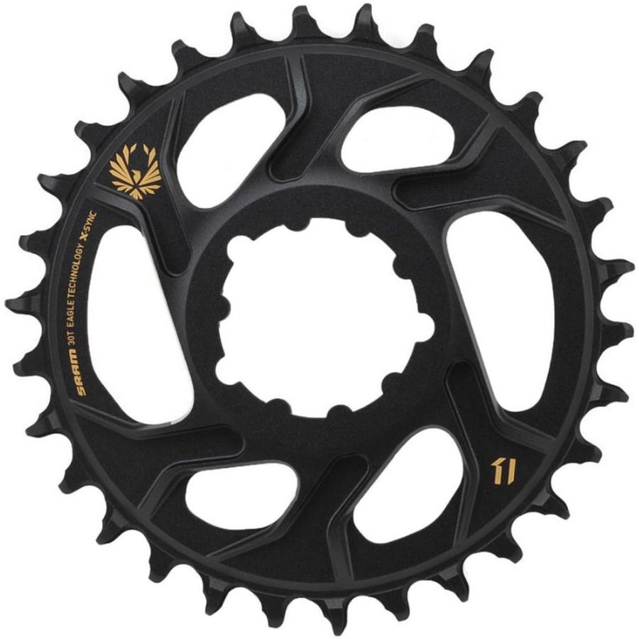 Prednji verižnik Sram X-SYNX 2 30T DM 4mm Offset Boost ALU Eagle Gold