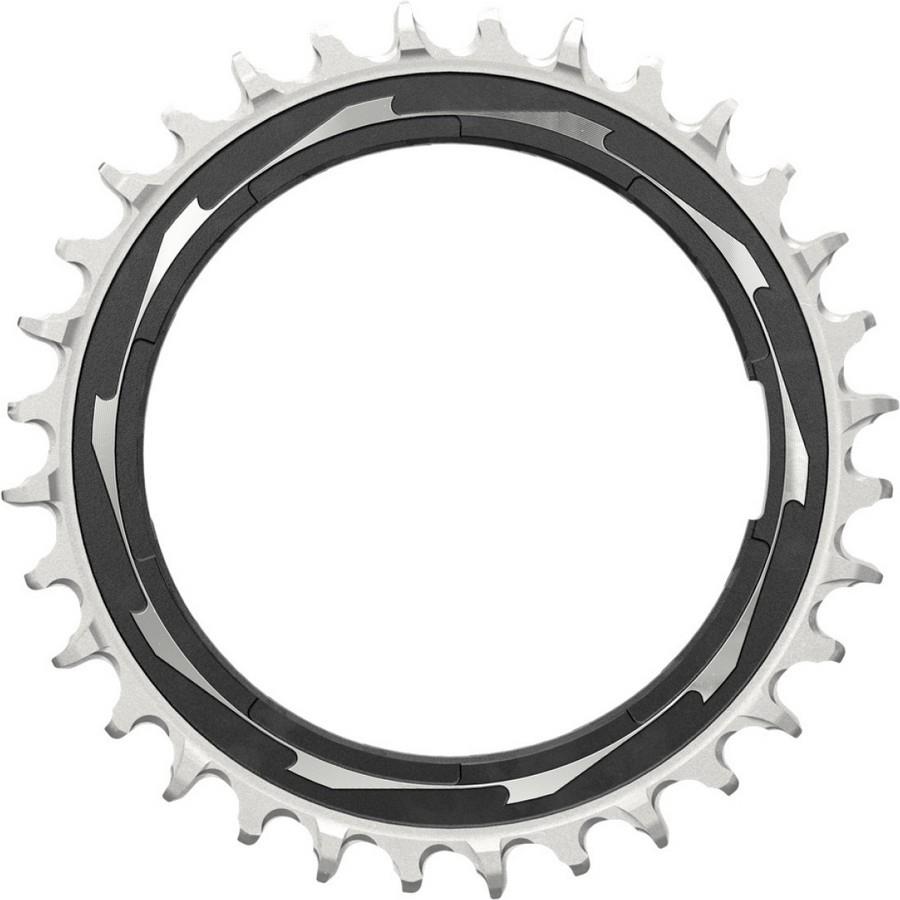 Prednji verižnik Sram T-TYPE Powermeter Threaded 0mm Offset Eagle čr/sr XXSL D1